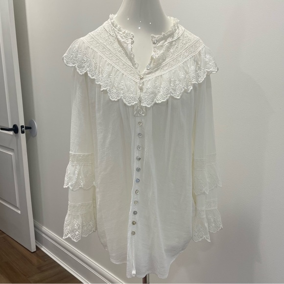 SOLD// Spell and the Gypsy Ella Lace Blouse - Picture 6 of 12